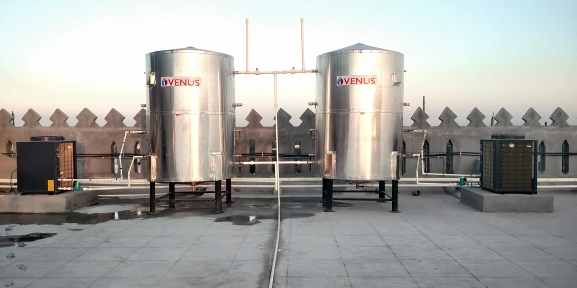 4000 LPH Heat Pump Installation at Owaisi Hospital by Waterway Technologies